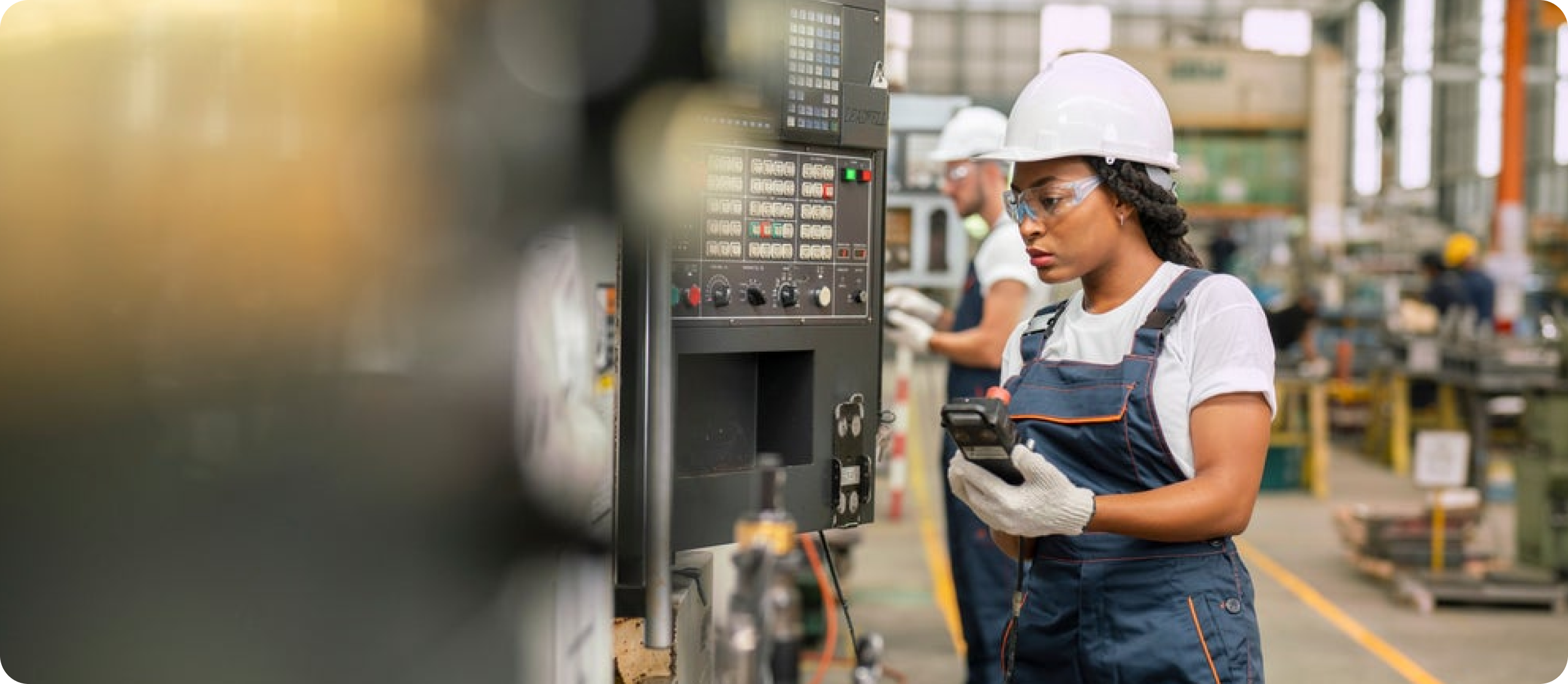 energy industry plant worker