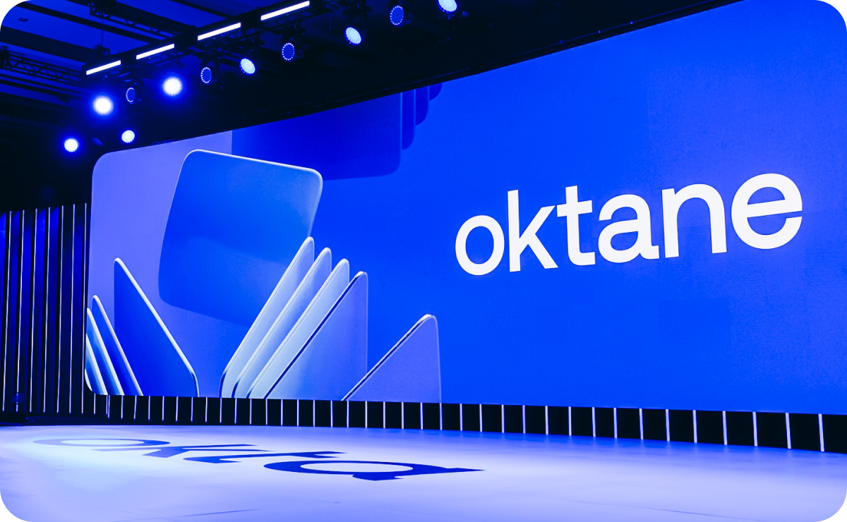 Oktane Main Stage Keynote Branding